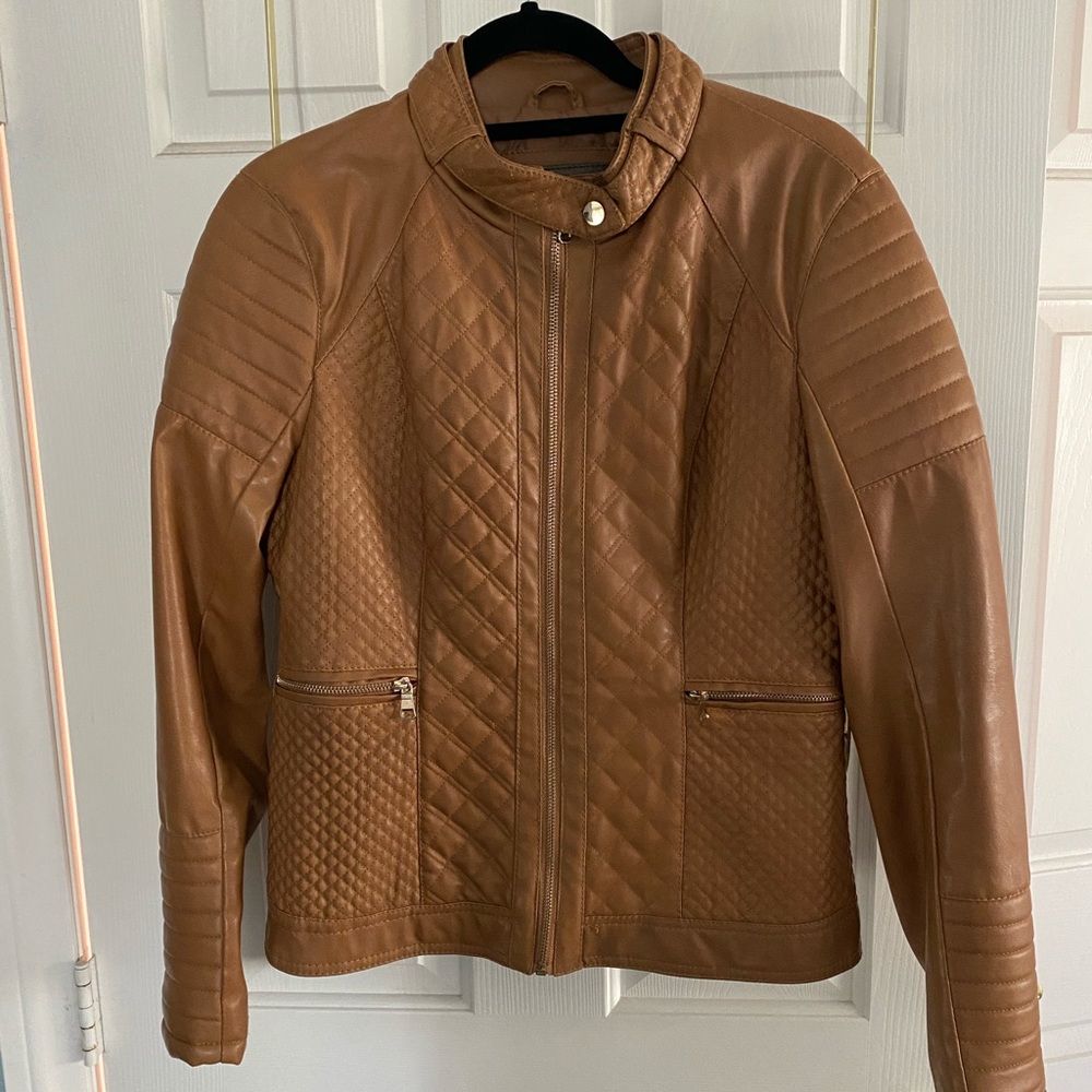 Brown Motorcycle Jacket